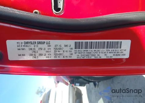 2013 Dodge Journey American Value Pkg z USA, uszkodzony, nr VIN 3C4PDCAB9DT729563